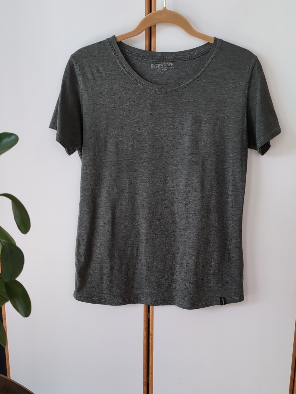Duckworth Wool Vapor Tee M Heathered Green